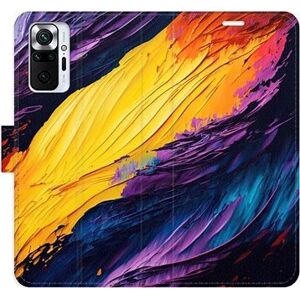 iSaprio flip pouzdro Fire Paint pro Xiaomi Redmi Note 10 Pro