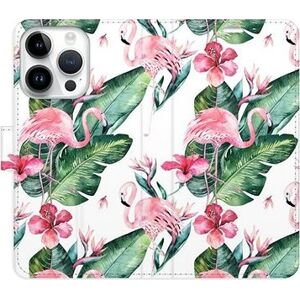iSaprio flip pouzdro Flamingos Pattern pro iPhone 15 Pro