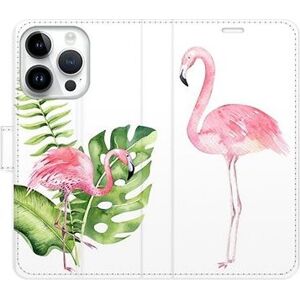 iSaprio flip pouzdro Flamingos pro iPhone 15 Pro