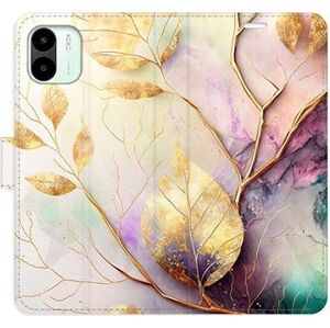 iSaprio flip pouzdro Gold Leaves 02 pro Xiaomi Redmi A1 / A2