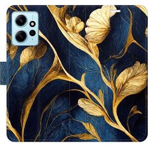 iSaprio flip pouzdro GoldBlue pro Xiaomi Redmi Note 12 5G