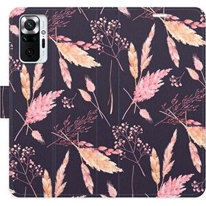 iSaprio flip pouzdro Ornamental Flowers 02 pro Xiaomi Redmi Note 10 Pro