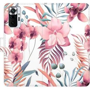 iSaprio flip pouzdro Pink Flowers 02 pro Xiaomi Redmi Note 10 Pro