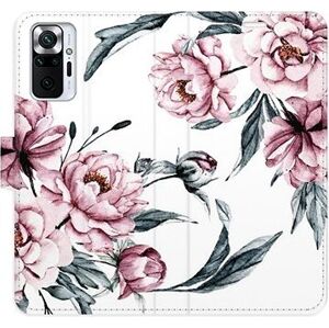 iSaprio flip pouzdro Pink Flowers pro Xiaomi Redmi Note 10 Pro