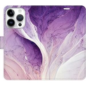 iSaprio flip pouzdro Purple Paint pro iPhone 15 Pro