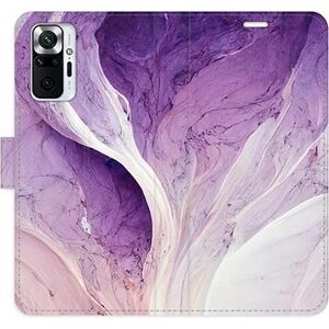 iSaprio flip pouzdro Purple Paint pro Xiaomi Redmi Note 10 Pro