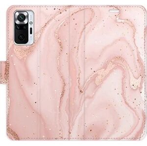 iSaprio flip pouzdro RoseGold Marble pro Xiaomi Redmi Note 10 Pro