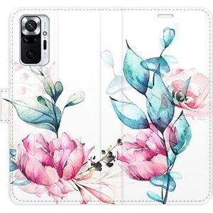 iSaprio flip pouzdro Beautiful Flower pro Xiaomi Redmi Note 10 Pro