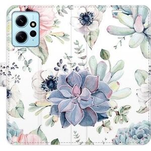 iSaprio flip pouzdro Succulents pro Xiaomi Redmi Note 12 5G