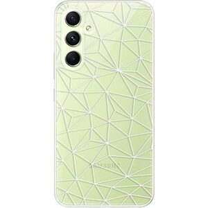 iSaprio Abstract Triangles 03 white pre Samsung Galaxy A54 5G