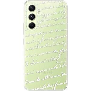 iSaprio Handwriting 01 white pre Samsung Galaxy A54 5G