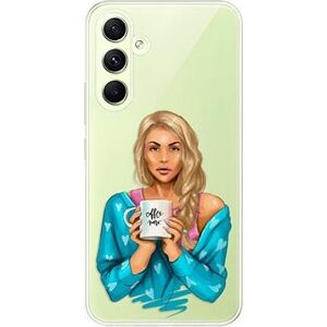 iSaprio Coffe Now pro Blond na Samsung Galaxy A54 5G