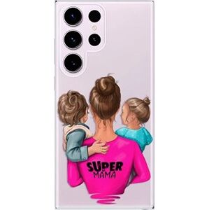 iSaprio Super Mama pro Boy and Girl pro Samsung Galaxy S23 Ultra