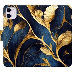 iSaprio flip puzdro GoldBlue pre iPhone 11