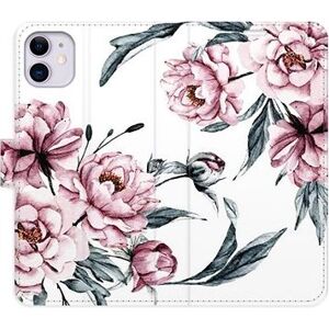 iSaprio flip puzdro Pink Flowers na iPhone 11