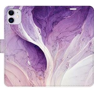 iSaprio flip puzdro Purple Paint pre iPhone 11