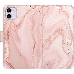 iSaprio flip puzdro RoseGold Marble pre iPhone 11