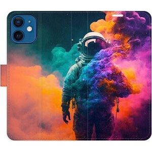 iSaprio flip pouzdro Astronaut in Colours 02 pro iPhone 12 mini