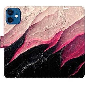 iSaprio flip puzdro BlackPink Marble pre iPhone 12 mini