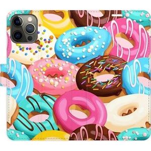 iSaprio flip puzdro Donuts Pattern 02 na iPhone 12/12 Pro