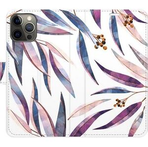 iSaprio flip puzdro Ornamental Leaves pre iPhone 12/12 Pro