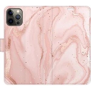 iSaprio flip puzdro RoseGold Marble pre iPhone 12/12 Pro