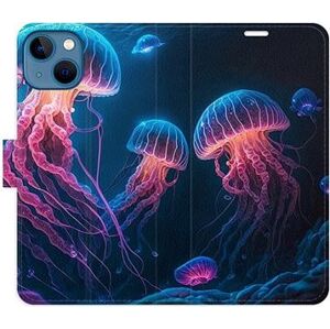 iSaprio flip puzdro Jellyfish na iPhone 13