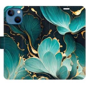 iSaprio flip puzdro Blue Flowers 02 na iPhone 13 mini