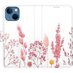 iSaprio flip puzdro Pink Flowers 03 na iPhone 13 mini