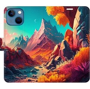 iSaprio flip puzdro Colorful Mountains pre iPhone 13 mini