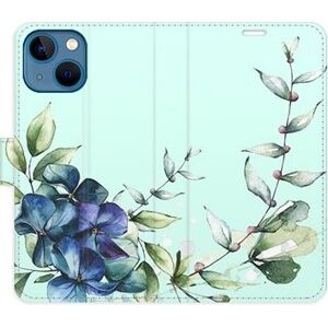 iSaprio flip puzdro Blue Flowers na iPhone 13 mini