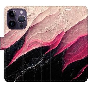 iSaprio flip pouzdro BlackPink Marble pro iPhone 14 Pro