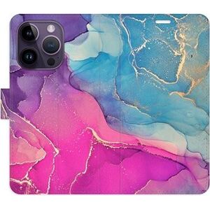 iSaprio flip pouzdro Colour Marble 02 pro iPhone 14 Pro