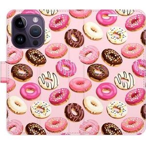 iSaprio flip puzdro Donuts Pattern 03 pre iPhone 14 Pro