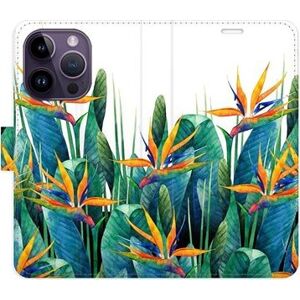 iSaprio flip puzdro Exotic Flowers 02 na iPhone 14 Pro