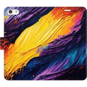 iSaprio flip puzdro Fire Paint pre iPhone 5/5S/SE