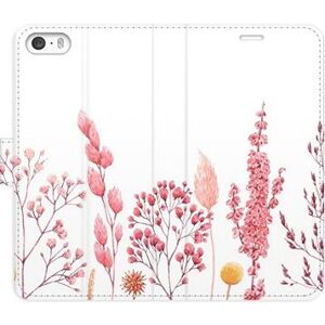 iSaprio flip puzdro Pink Flowers 03 na iPhone 5/5S/SE