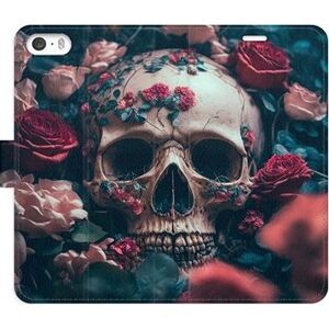 iSaprio flip puzdro Skull in Roses 02 pre iPhone 5/5S/SE