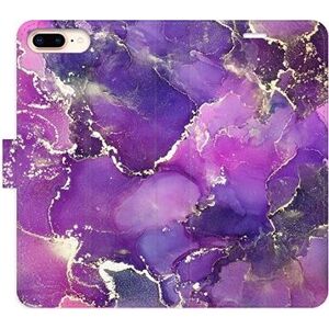 iSaprio flip puzdro Purple Marble pre iPhone 7 Plus