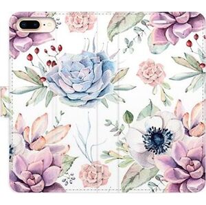 iSaprio flip puzdro Succulents Pattern na iPhone 7 Plus