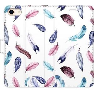 iSaprio flip puzdro Colorful Feathers pre iPhone 7/8/SE 2020