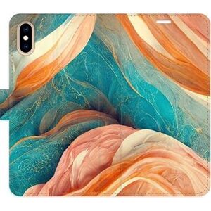 iSaprio flip puzdro Blue and Orange na iPhone X/XS