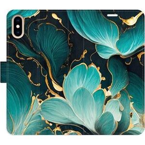 iSaprio flip puzdro Blue Flowers 02 pre iPhone X/XS