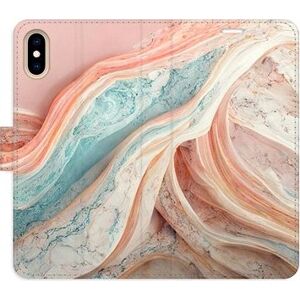 iSaprio flip puzdro Colour Marble pre iPhone X/XS