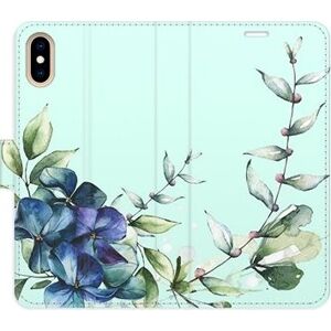 iSaprio flip puzdro Blue Flowers pre iPhone X/XS