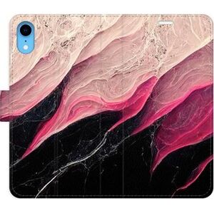 iSaprio flip puzdro BlackPink Marble pre iPhone XR