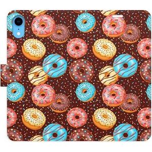 iSaprio flip puzdro Donuts Pattern pre iPhone XR