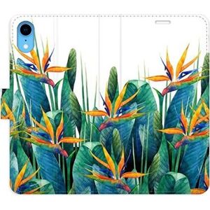 iSaprio flip puzdro Exotic Flowers 02 pre iPhone XR