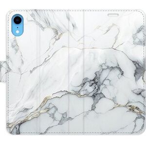 iSaprio flip puzdro SilverMarble 15 pre iPhone XR