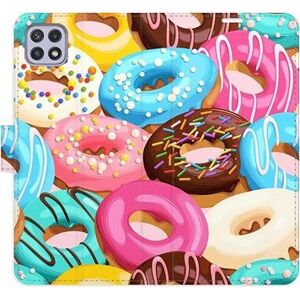 iSaprio flip pouzdro Donuts Pattern 02 pro Samsung Galaxy A22 5G